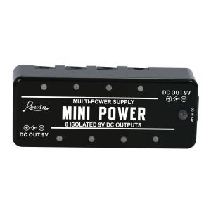 Câbles Guitar Pédale Alimentation Multi Circuit Power 8 Sortie 9V isolée avec court-circuit Protection Rowin LEF329 MINI POWER PEDALS