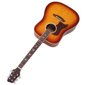 Câbles guitare acoustique gauche 6 étages 41 pouces guitare folk finition de brillance haute guitare western guitare western