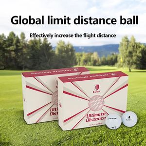 Caden Golf Distance extrême double couche balle conception aérodynamique noyau élevé sensation douce augmenter le vol 40 Yards 240116