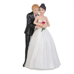 Outils de gâteau décoration de mariage Figurine Couple dîner Table décor décoration mariée marié voiture