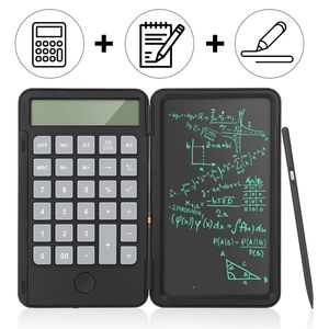Calculators wholesale 65 Inch Portable Calculator LCD Screen Writing Tablet Folding Scientific Digital Drawing Pad With Stylus Pen 220510 x0908