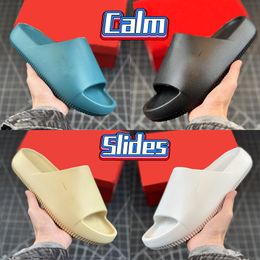 Cam Sides Diseñador Sandas Mujeres Hombres Side Sippers Fat Mues Patform Rubber Sipper Siders Zapatos Seasame Geode Tea Sai White Jade Ice Playa para mujer