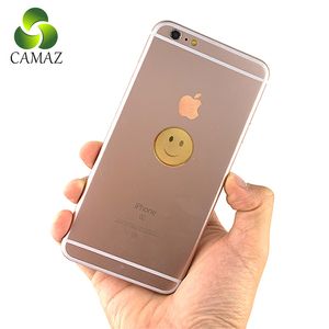 CAMAZ – autocollant Anti-Radiation en or 24k, autocollant de Protection EMF, cercle souriant, Ions négatifs EMR, livraison gratuite