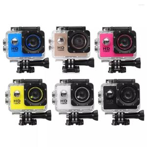 Caméscopes 140 Degrés Objectif Grand Angle Mini Dv Caméra Vidéo Batterie Détachable Portable Pour Sports Nautiques Extérieur Étanche Hd 1080p