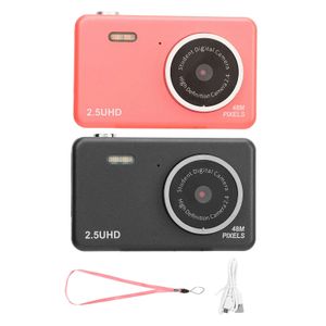 Caméscopes Caméra selfie 25K HD Filtres multicolores Compact Pocket Digital Sensibilité automatique à la lumière Mise au point automatique pour étudiant 231006