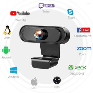 Caméscopes Webcam Caméscope 720p Haute Définition Qualité Précision Pas de distorsion Sécurité à domicile Numérique Usb Noir