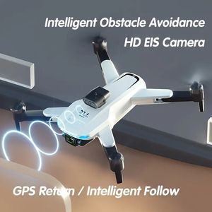 Drone caméra avec cardan 3 axes, moteur sans balais, transmission d'images en temps réel, retour intelligent GPS, photographie gestuelle, cadeaux d'Halloween et de Noël pour