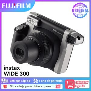 Cámara fujifilm instax amplia 300 cámara instantánea negra 5 pulgadas fotografías de papel de borde blanco Cámara de fotos 100% original
