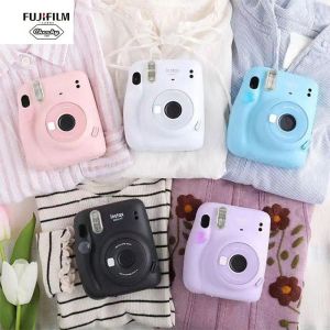 Caméra authentique Fuji Instax Mini 11 Camera Fujifilm Film instantané Caméra Origine Pink / Blue / Grey / White / Purple with Instax Mini Film Film