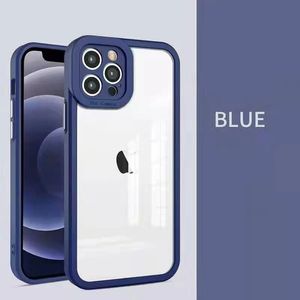 Étuis de téléphone de protection d'objectif d'appareil photo pour iPhone 13 Pro Anti-choc Transparent Space Hybird Case IP 12 Mini 11 ProMax XSMAX XR 8 7Plus 6S Protéger la couverture de téléphone portable