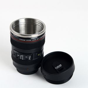 Tasse à café en forme d'objectif d'appareil photo, Thermos en acier inoxydable, tasse isolée de voyage, tasse à thé, cadeau DDA57