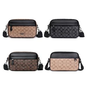 Luxurys Camera Bag Sacoche Varsity Graham Coach Bolsa de diseñador para hombre Crossbody Monedero Bolso para mujer Hombro Pecho Bolsa para hombre Viaje Tote Clutch Bolsas de cuero negro