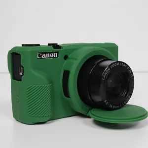 Caméra couvercle de boitier en silicone protecteur pour Canon G7X Mark 3 G7X III G7X3 housse de protection du corps