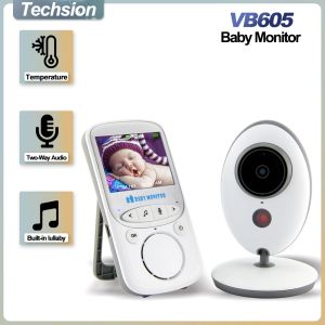 Appareil photo VB605 LCD sans fil Video Audio Baby Monitor Radio Nanny Music Intercom IR 24H Portable Baby Camera Baby Walkie Talkie Babysitter
