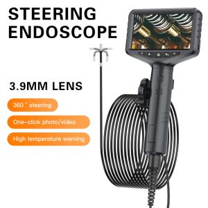 Cameras 3,9 mm Articulation de fortune articulation à 2 voies à 180 degrés Endoscope industriel 5 