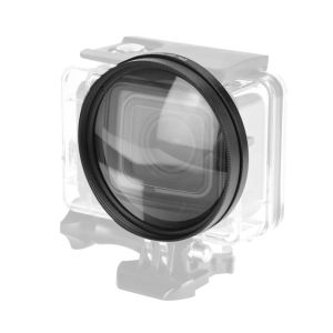 Cameras 58 mm Magifier macro de gros plan pour GoPro Hero 7 6 5 Black Action Camera Mount pour GO Pro étanche