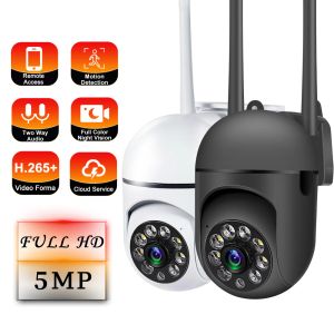 Caméras 5G WiFi Camera 3MP Surveillance Security Protection Camera External Wireless Monitor Smart Track Vision Night Vision Outdoor Imperpose