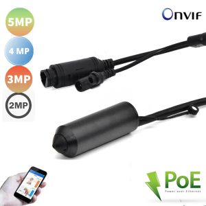 Cámaras 5MP 4MP Equipo industrial HD Poe IP Micro Bullet Housing Pin ori Mini Network IP Vigilancia CCTV Bullet Camera Audio