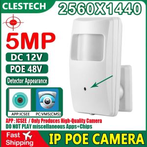 Cameras 5MP Hidden 3,7 mm Sécurité Sécurité CCTV Mini Caméra IP 48 VPOE SAPPE INDOOR SMART Home H.265 HD Face Human Motion Xmeye a un support