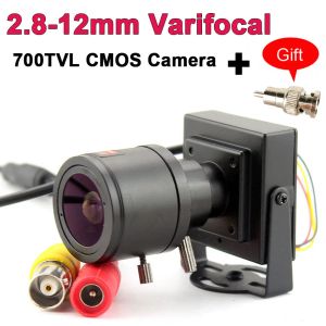 Cameras 700TVL Varifocal Lens Mini Camera 700TVL Adaptateur RCA + TVL Adaptateur RCA pour la surveillance de la sécurité CCTV CAMER