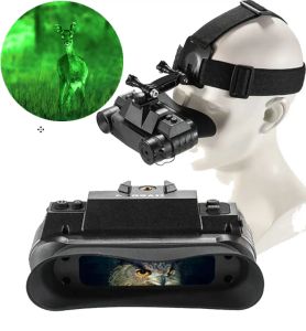 Cameras 940nm Ir Night Vision Goggles Bandband HD NV Binoculars G1 Video Hunting Helemt Night Vision Instrument avec grossissement 1x