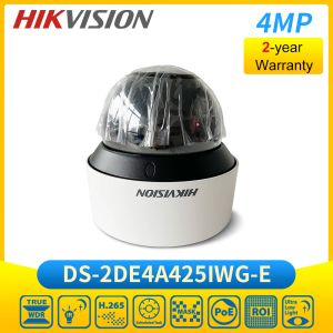 Cameras Hikvision DS2DE4A425IWGE 4MP 25X PTZ CAMERIE AUTO SMART STACKING 50M IR DarkFighter Speed Dome Security Camera Poe