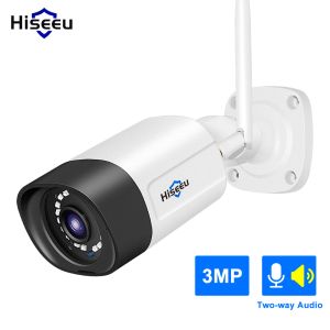 Cámaras Hiseeu 3MP 5MP Cámara IP inalámbrica Al aire libre CCTV Wifi Vigilancia Cámara de seguridad P2P para sistema inalámbrico ESEECLOUD