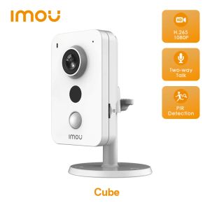 Cameras IMou Cube 4MP WiFi IP Camera Interface d'alarme externe Pir Twoway Talk Detection anormale Excellente vision nocturne IPCK42P