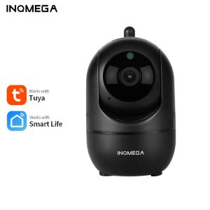 Cameras Inqmega 1080p Cloud IP Camera Auto Tracking Surveillance Mini Camera Home Security Wireless WiFi Network CCTV CAPACE APPUT TUYA