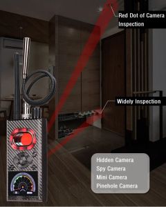 Cameras K99 Détecteur anti-espion Camera Bug Finder RF Signal caméra caméra Caméra WiFi Signal sonore GSM Scanner d'écoute d'ondulation d'espionnage GPS Tracker