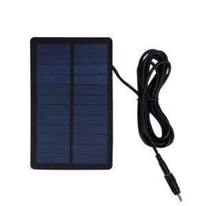 Caméras Panneau solaire de caméra de chasse extérieure 1800mAh Batterie de chargeur imperméable 9V pour la caméra de sentier ordinaire à l'exclusion de la caméra wifi 2G 3G