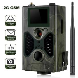 Caméras Shenzhen Factory vend directement une caméra de chasse numérique infrarouge en plein air P MMS GSM 1080p Night Vision HC330M Wildlife Wireless
