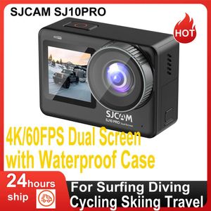 Kameras SJCAM SJ10PRO 4K/60FPS Hochauflösende Dual-Screen-Sportkamera mit wasserdichtem Gehäuse zum Surfen, Tauchen, Radfahren, Skifahren, Reisen