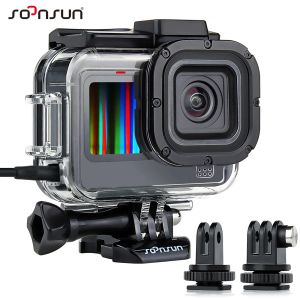 Cameras Soonsun Side Open Protective Case pour GoPro Hero 11 10 9 Black Wire Connectable Skeleton Sheling Boing pour Go Pro 11 Accessoires