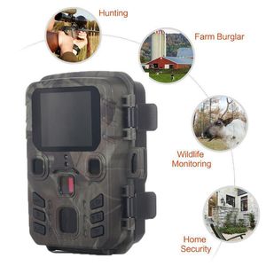 Caméras Caméra de traînée 20MP 1080P Chasse au gibier de la faune avec vision nocturne Cellulaire Mobile Piège sans fil Po