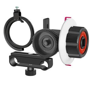 Cámaras VDF0 Cámara Sigue el enfoque 15 mm Seguir el enfoque con cinturón de anillo de engranajes para Canon Nikon Sony y otra cámara DSLR