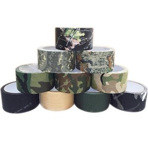 10Meters Duct Outdoor Woodland Camping Camouflage Tape WRAP Hunting Adhesive Stealth Camo Tape Bandage 0.05m x 10m/2inchx390inch Camping HikingOutdoor Tools