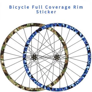 Camouflage Mtb Rim Stickers Largeur 19 mm Road Bike Wheel Secrcs Cycling Protective Film 26 
