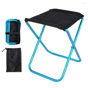 Muebles de campamento 1 unid portátil silla plegable al aire libre viaje ultraligero senderismo pesca camping picnic mini asiento plegable con bolsa de almacenamiento