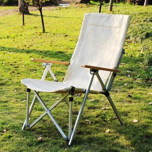 Camp Furniture Aoliviya Sh Nouveau gros bain de soleil en alliage d'aluminium haut ensemble pliant ultra-léger pique-nique portable plage mer chien chaise Liftin HKD230909