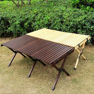 Camp Furniture Outdoor Egg-Roll Table 40 120CM para Camping Picnic BBQ