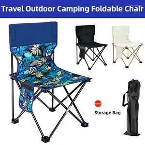 Mobilier de Camp d'extérieur, chaises pliantes portables ultra légères, tissu Oxford pour Camping pique-nique voyage plage détente jardin pliable