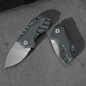 Couteaux de chasse de camping en acier inoxydable D2 couteau pliant Portable tactique polyvalent couteau à clé en plein air cadeau couteau de poche outil P230506