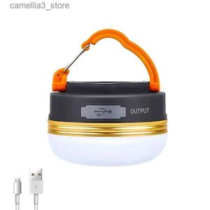 Camping Lantern 10W LED Camping Light Tent Light 1800mAh Portable Camping Light Outdoor Randonnée Night Pendant USB RECHARGAGE SURGENCE LUMIRES Q231116