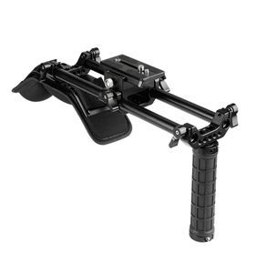 Kit de montage à épaule Camvate avec système de tige de 15 mm Plaque QR Manfrotto pour les caméras vidéo DSLR et les caméscopes DV C21056487425