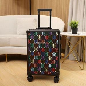 puede personalizar la maleta de viaje equipaje de viaje clásico juegos de ruedas bolsos diseñador psicodélico maletas grandes para el lado del carro maletín acolchado unisex color