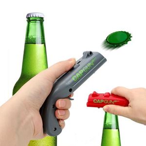 Can Openers Spring Cap Catapult Launcher Gun shape Bar Tool Drink Opening Shooter Beer Bottle Opener Creative YD0326