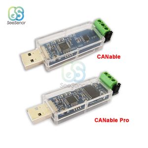 Adaptateur de débogage CANable USB vers Module de Conversion Analyseur de Bus Assistant de débogage Isolation/Version non isolée