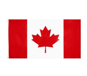Drapeau du Canada, livraison gratuite, stock direct d'usine, vente en gros, 3x5 pieds, 90x150cm, 100% polyester pour décoration suspendue, bannière CA CAN 2544758