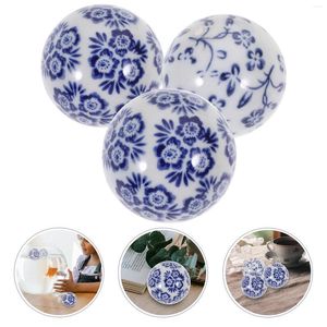 Partes de velas 3pcs Mosaic Sphere Orbs Decorative Centerpiece Balls Porcelana